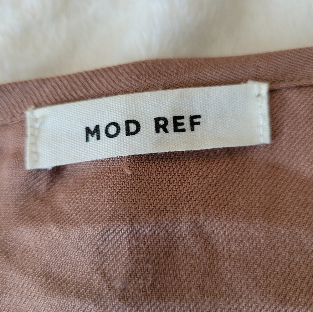 Mod Ref | Cute Mocha Drape Open Front Mid-Length … - image 4